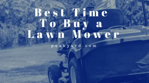 best time to buy a lawn mower