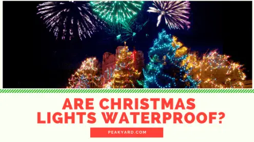 Are Christmas lights waterproof