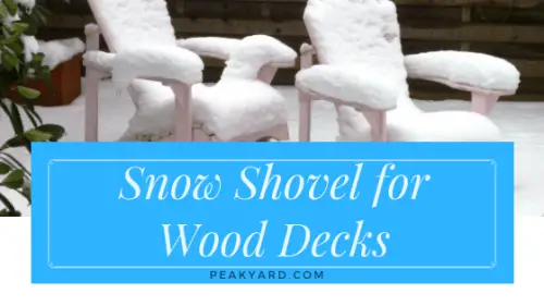 wood deck shovel