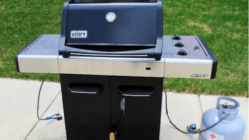 Gas Grill with Propane Tank