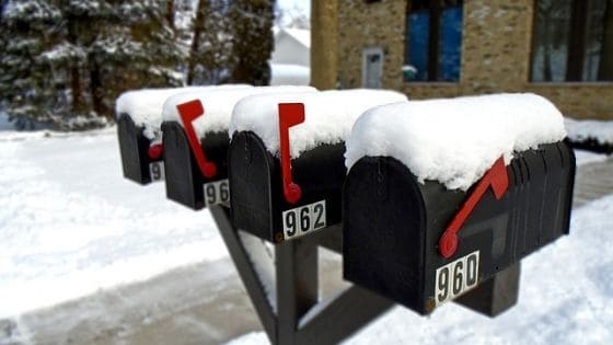 Red Mailbox flags